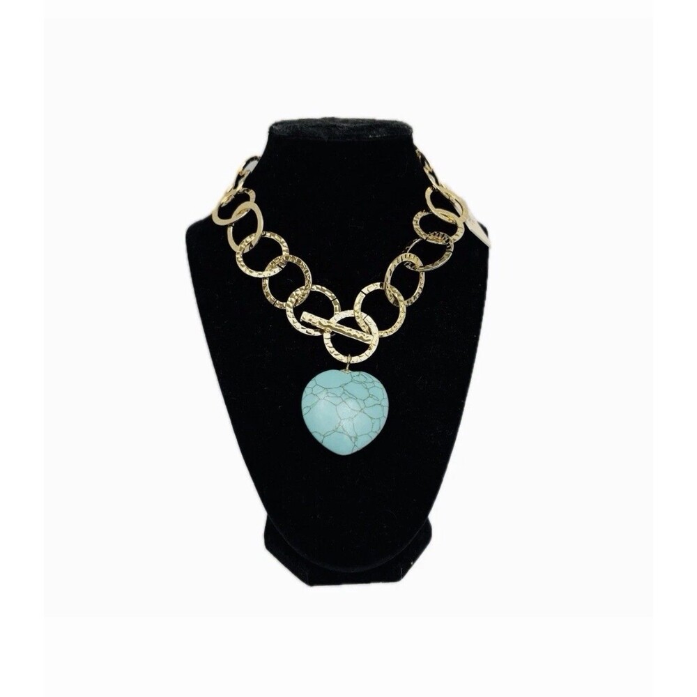 NWT Camila Coelho Gorgeous Reconstituted Turquoise Necklace